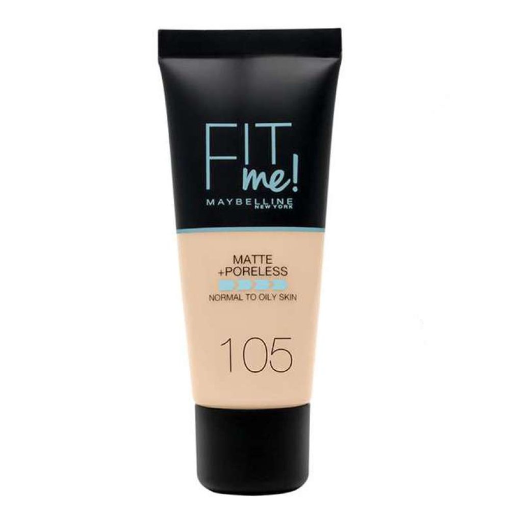 Maybelline New York Fit Me Matte&Poreless Fondöten 30 Ml - Natural Ivory 105