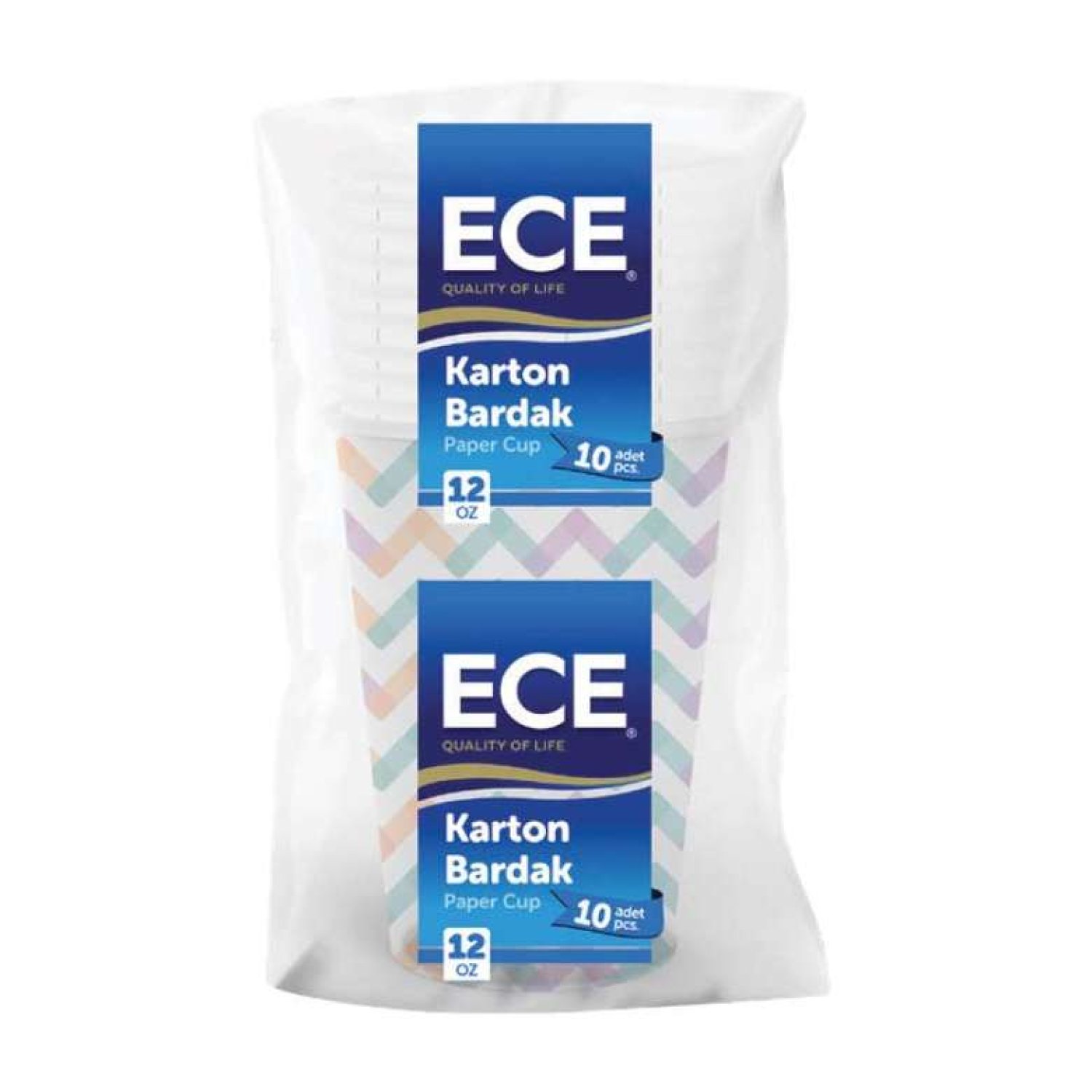 Ece 12 Oz Karton Bardak Jumbo Boy 10'lu