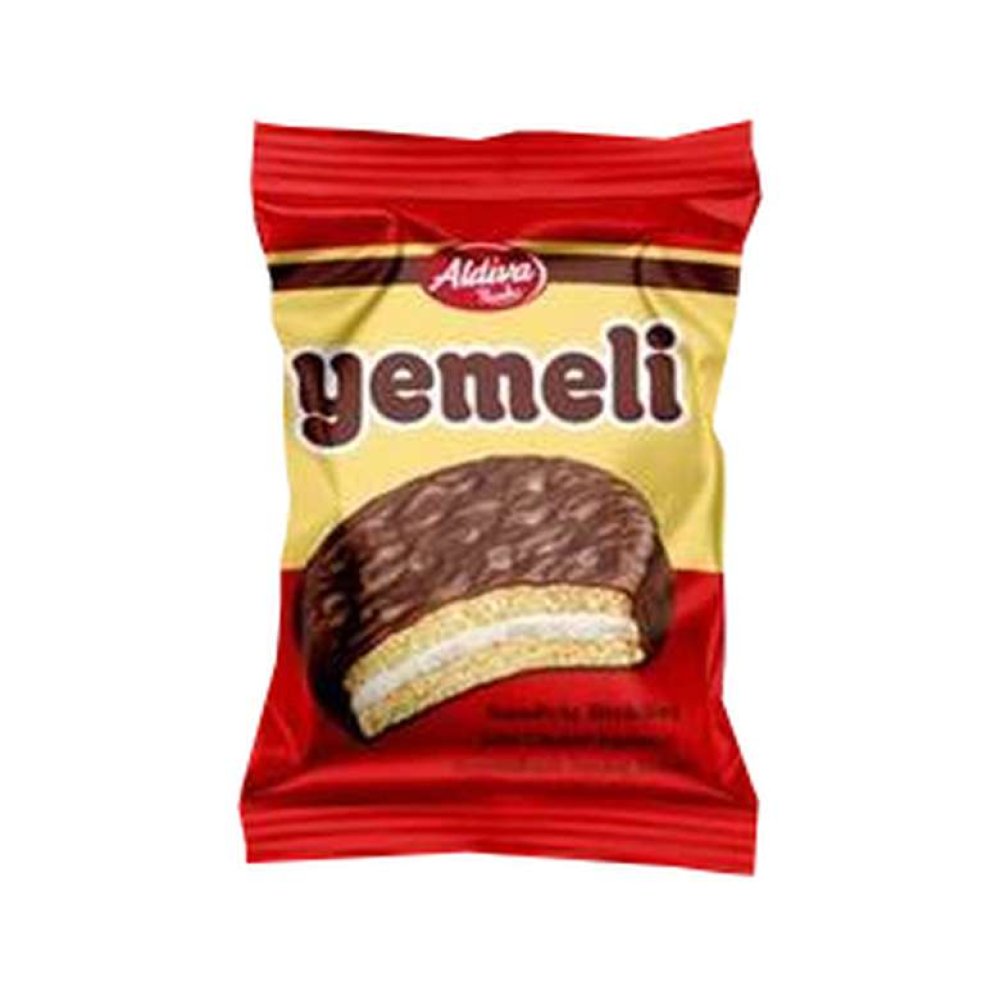 Aldiva Bisküvi Çikolata Kaplamalı Marsmallow 8x30 G