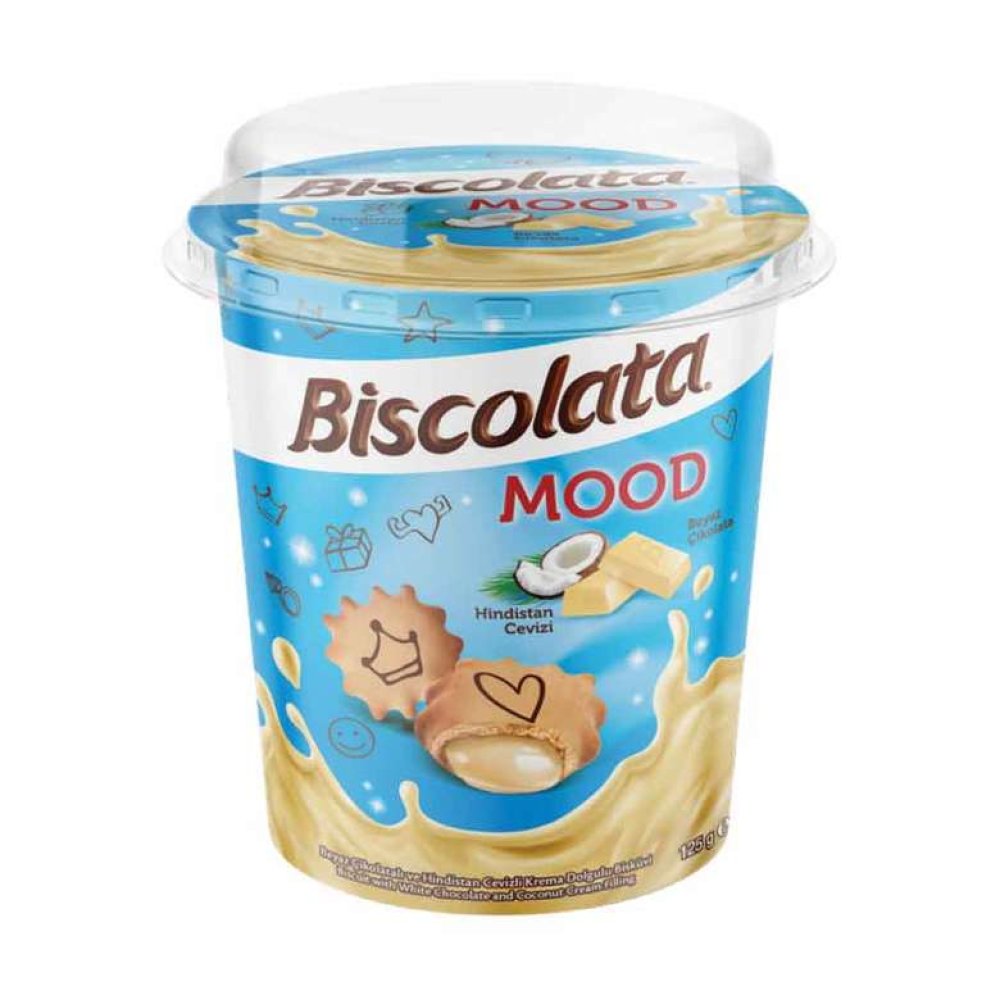 Biscolata Mood Bisküvi Hindistan Cevizli 125 G
