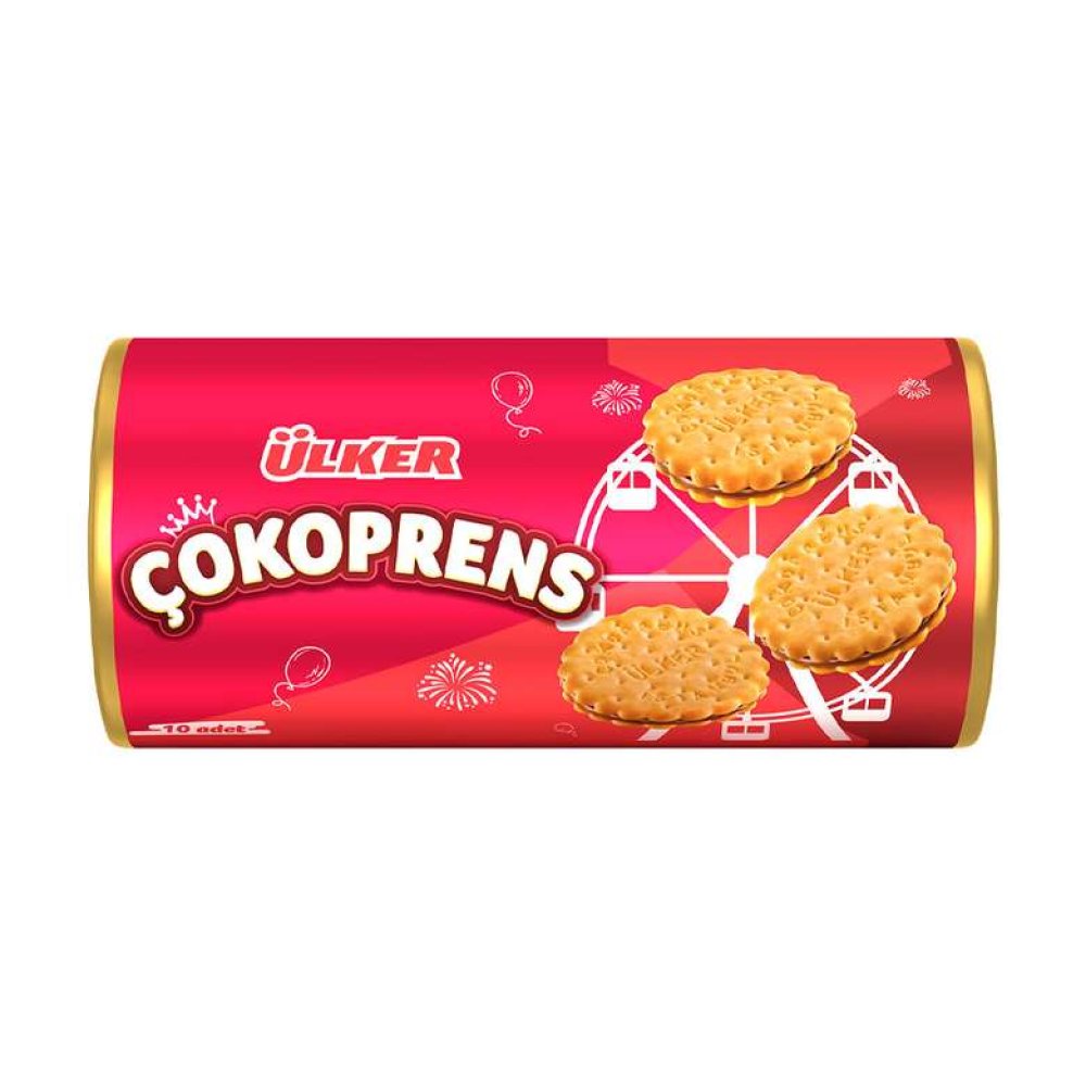 Çokoprens Bisküvi Çikolata Kremalı Sandviç 10X30 G