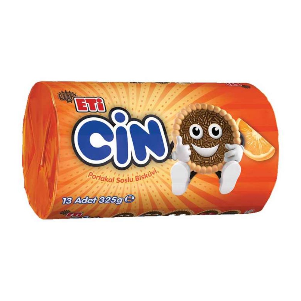 Eti Cin Bisküvi Portakal Jöleli 13X7 G
