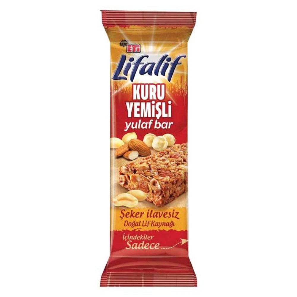 Eti Lifalif Bar Müsli Kuruyemişli 35 G
