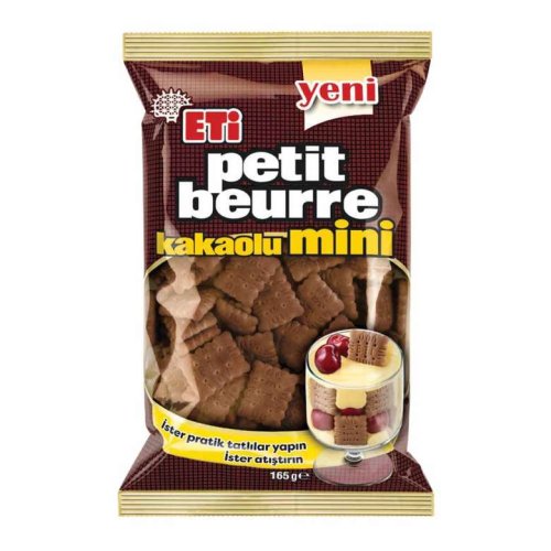 Eti Petit Beurre Kakaolu Mini Petibör Bisküvi 165 G