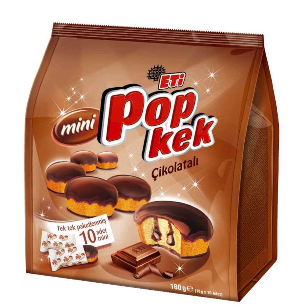 Eti Popkek Kek Çikolata Kremalı 180 G
