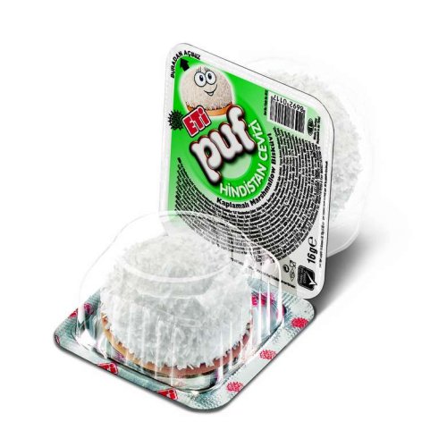 Eti Puf Bisküvi Hindistan Cevizli Marshmallow 16 G