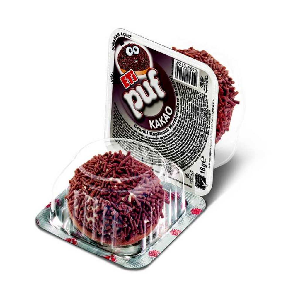 Eti Puf Bisküvi Kakaolu Hindistan Cevizli Marshmallow 18 G