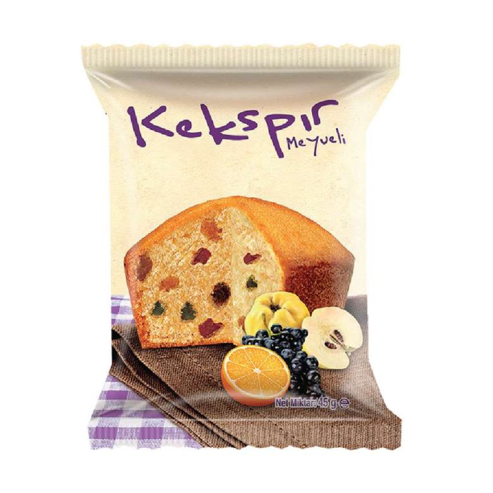 Kekspir Kek Meyveli 45 G