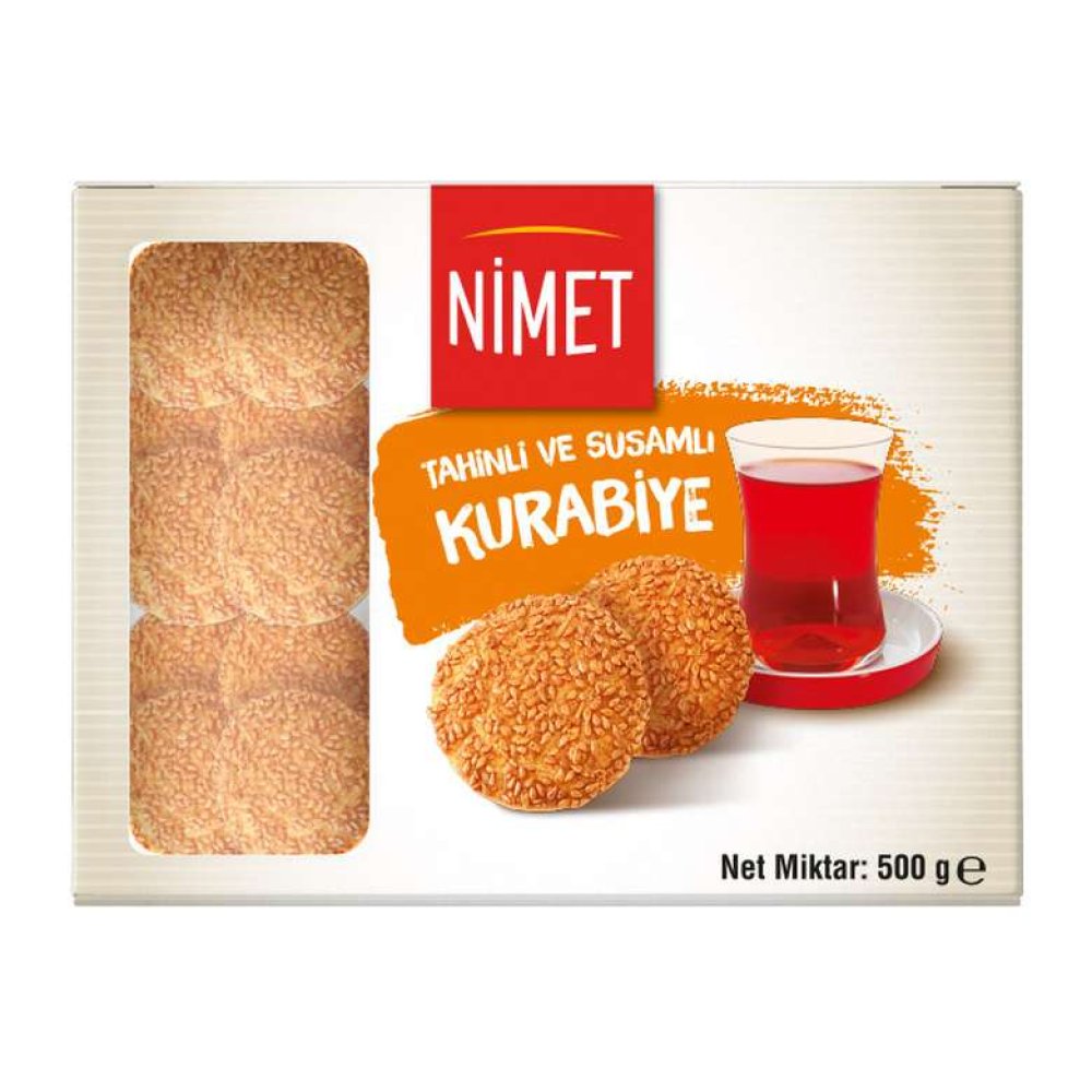 Nimet Kurabiye Tahinli Susamlı 500 G
