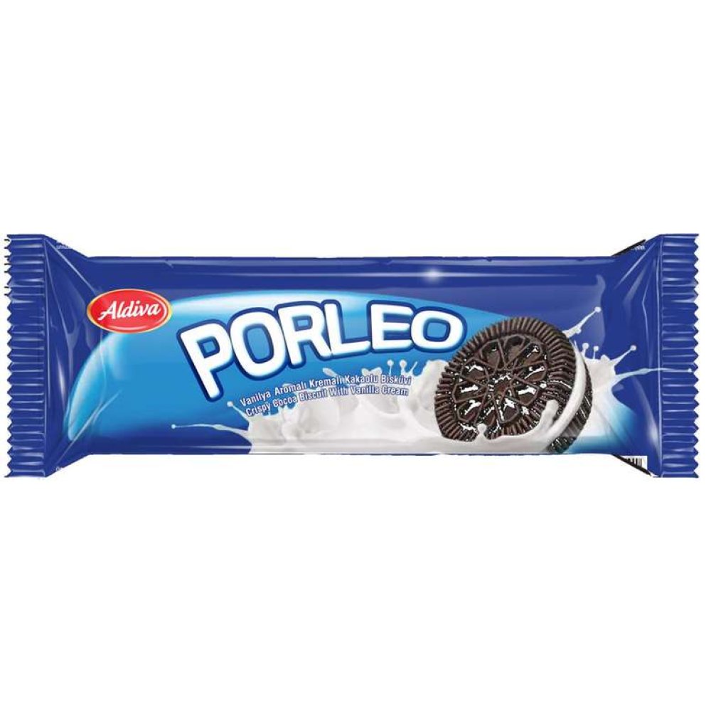 Porleo Bisküvi Kakaolu Kremalı 72 G