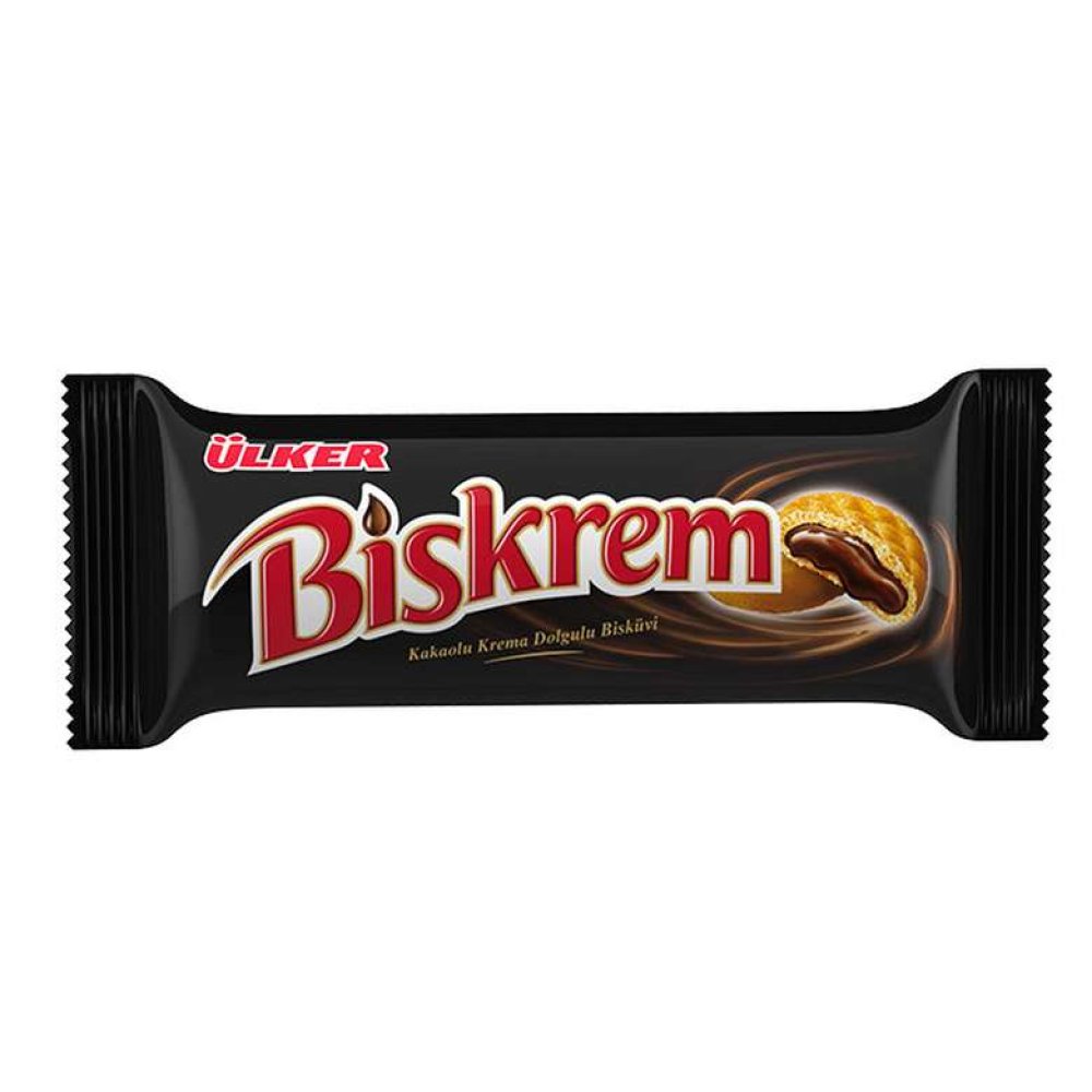 Ülker Biskrem Çikolata Dolgulu Bisküvi 100 G