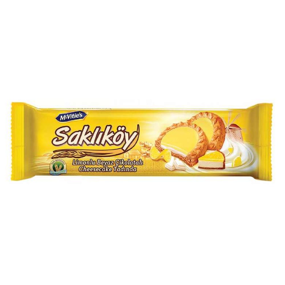 Ülker Saklıköy Bisküvi Limon Kremalı 100 G