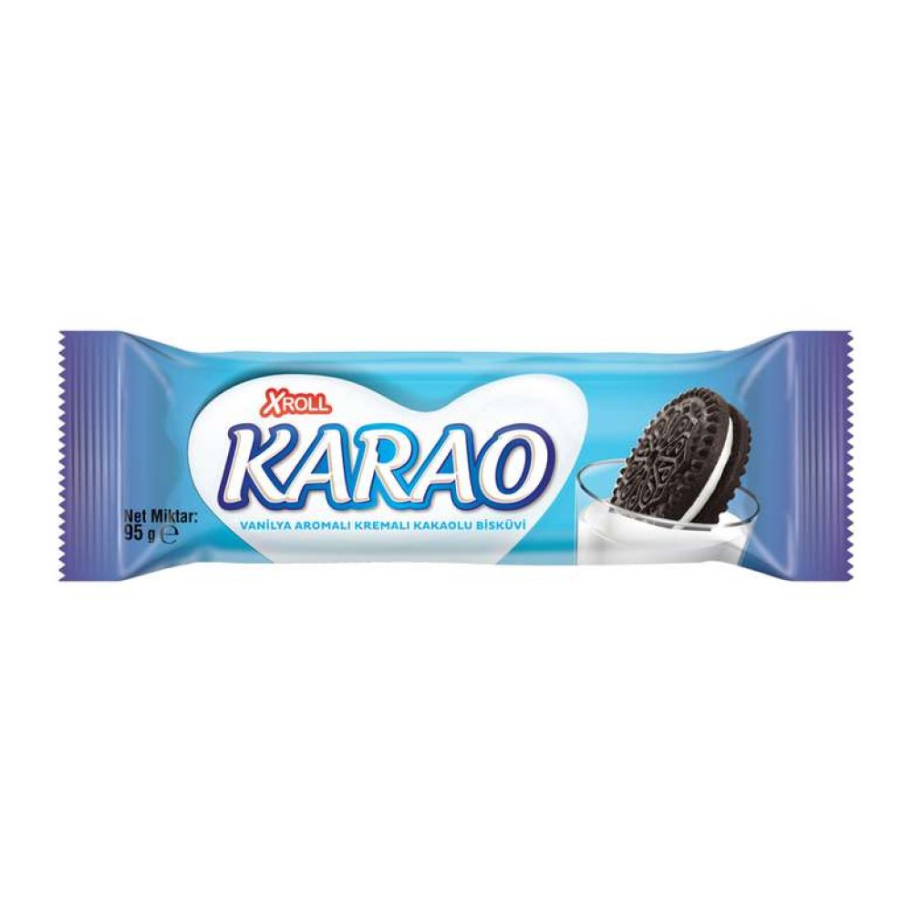 Xroll Karao Bisküvi Kremalı Kakaolu 95 G