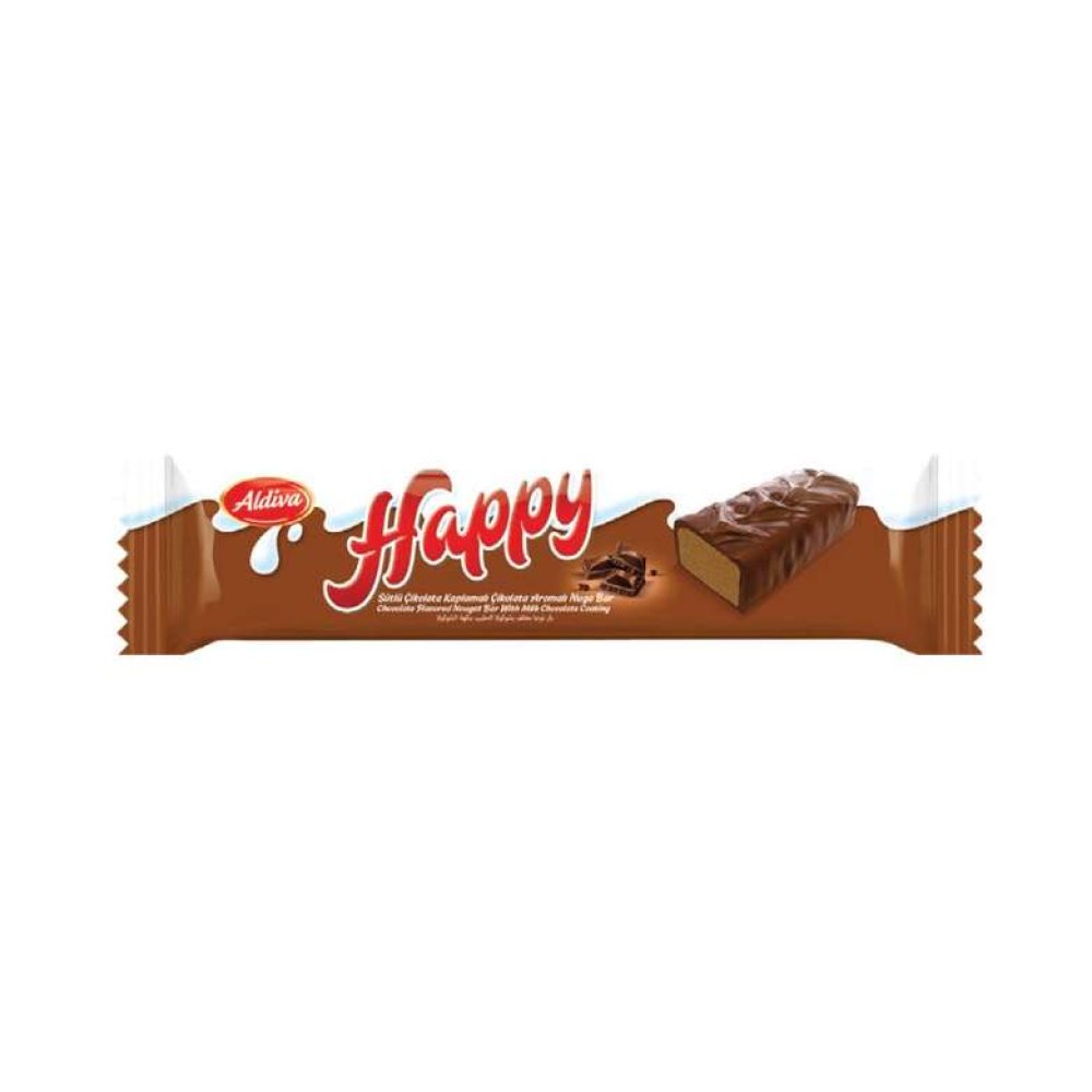 Aldiva Happy Muzlu Nugalı Bar Çikolata 45 G