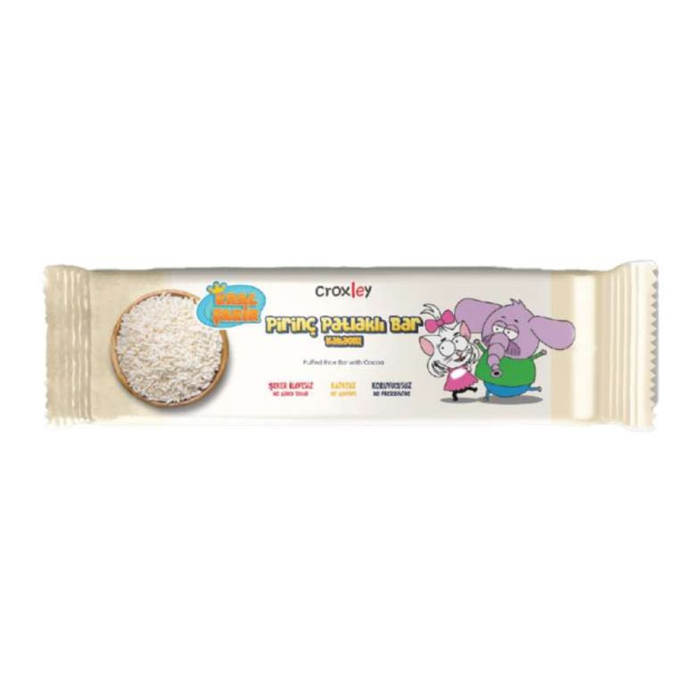 Croxley Kral Şakir Pirinç Patlaklı Kakaolu Bar 20 G