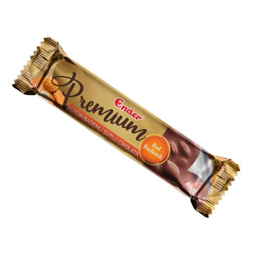 Ender Premium Çikolata Bütün Bademli 75 G
