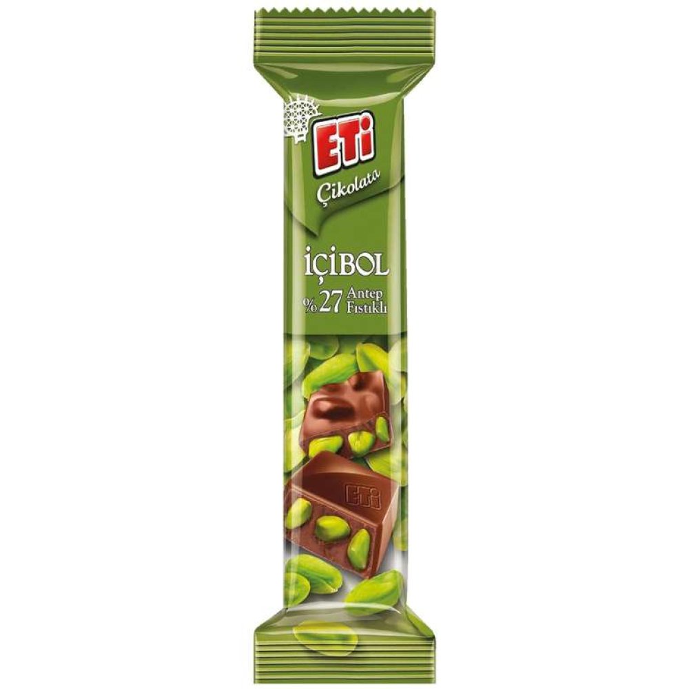 Eti Çikolata %27 Antep Fıstıklı 30 G