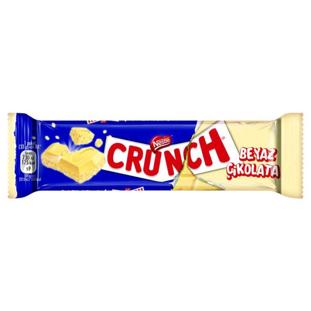 Nestle Crunch Çikolata Beyaz Pirinç Patlaklı 33 G