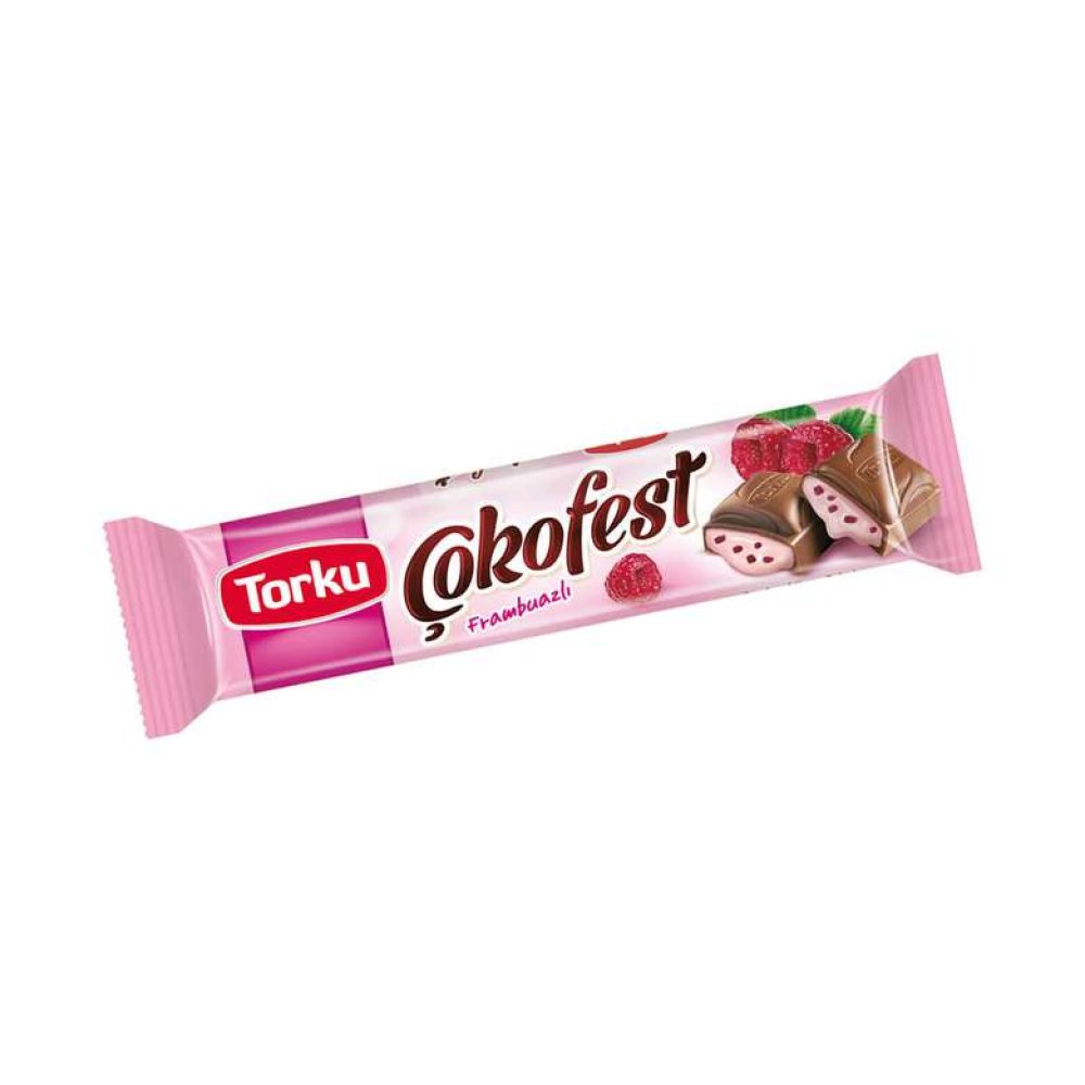 Torku Çokofest Bar Çikolata Frambuazlı 34 G