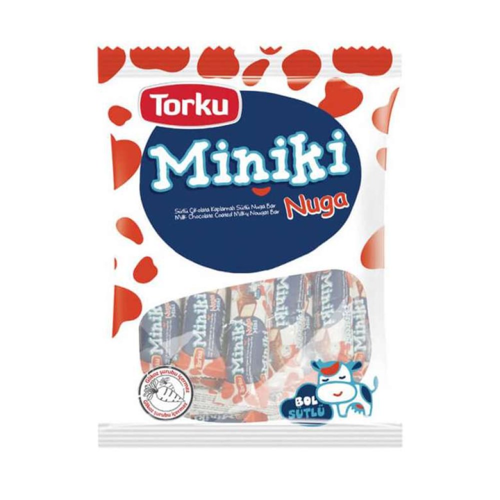 Torku Miniki Bar Sütlü Çikolatalı Nugalı 240 G
