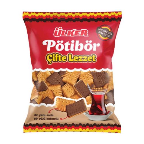 Ülker Bisküvi Petibör Kakao ve Sade 150 G