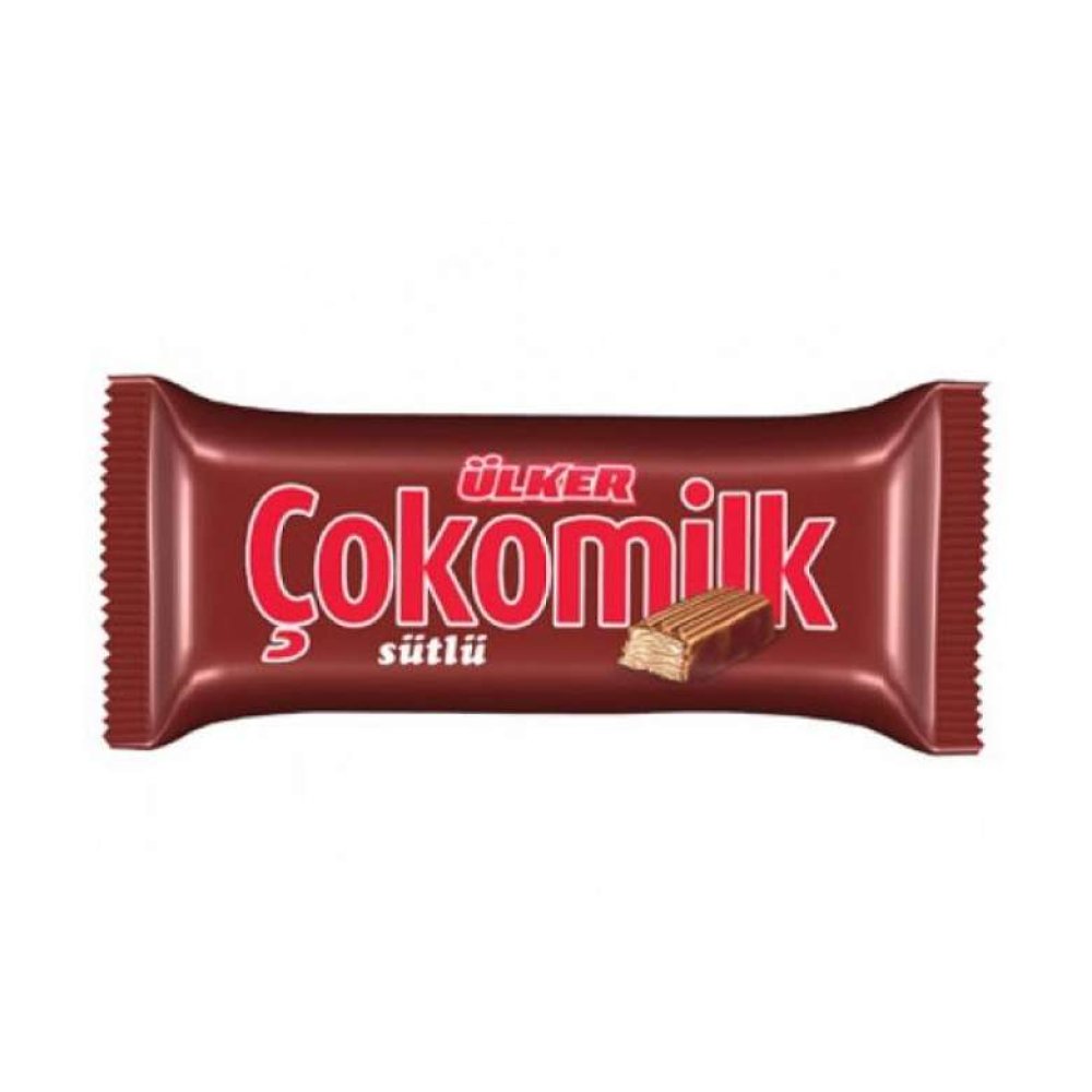 Ülker Çokomilk Bar Sütlü Çikolatalı Nugalı 24 G