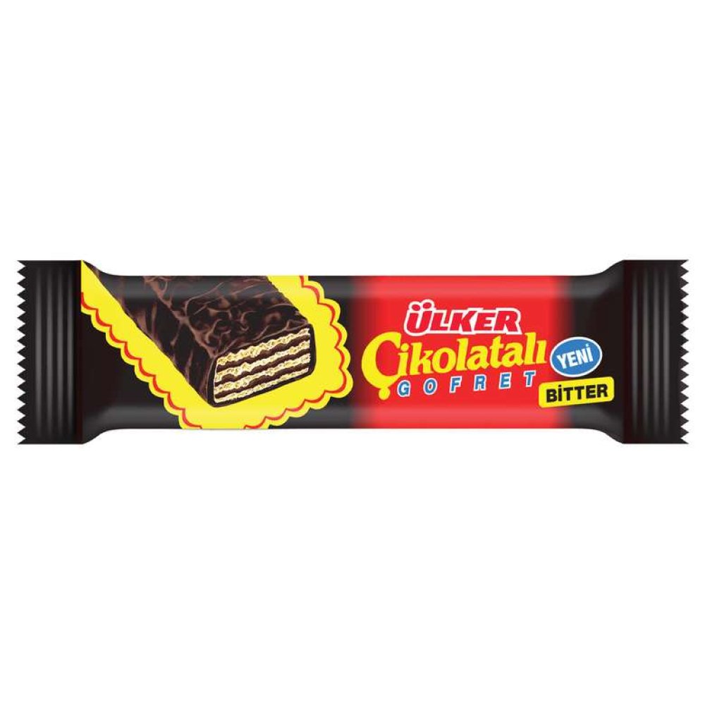 Ülker Gofret Bitter Çikolatalı 36 G