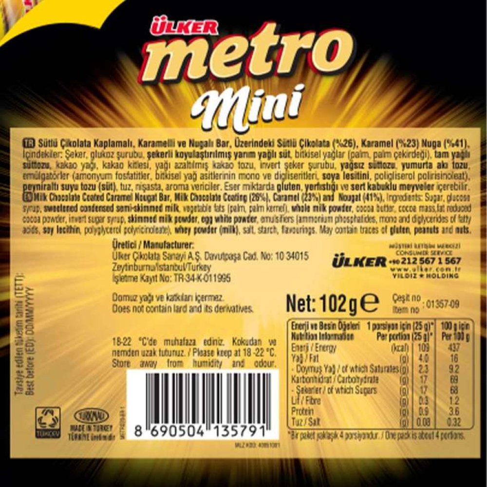 Ülker Metro Mini 89 G