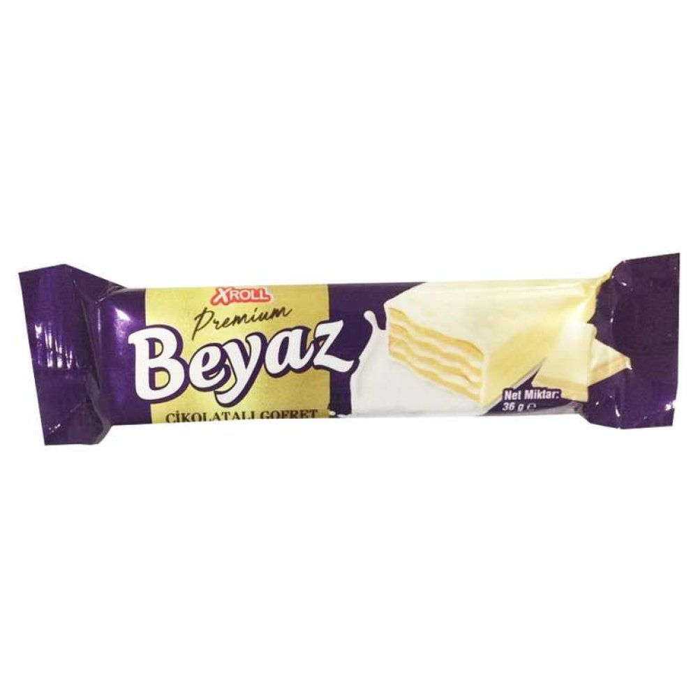 Xroll Gofret Beyaz Çikolatalı 36 G