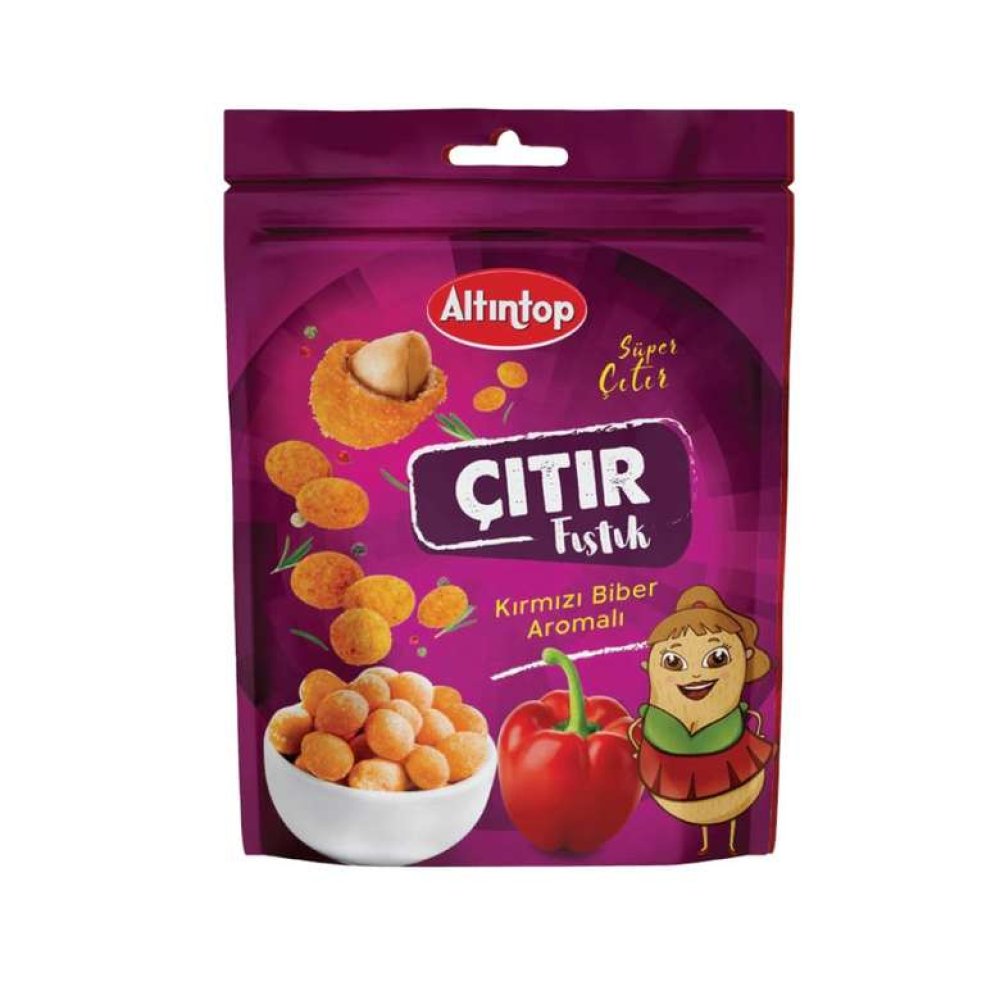 Altıntop Paprikalı Cips Fıstık 140 G