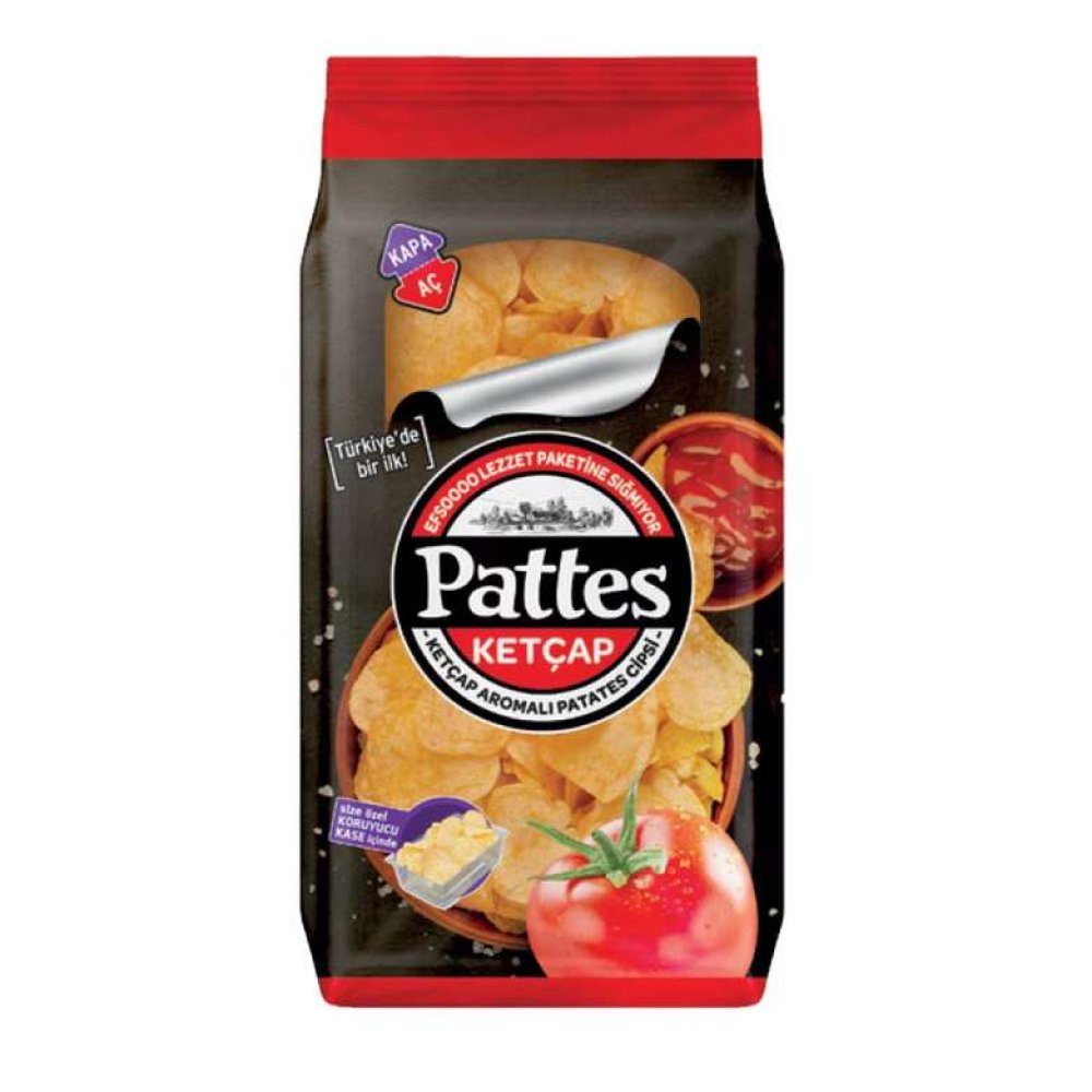 Pattes Patates Cipsi Ketçap 100 G