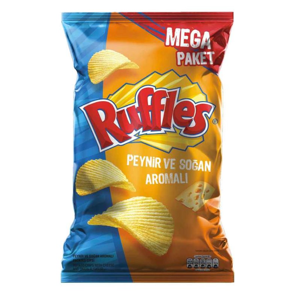 Ruffles Peynir ve Soğan Aromalı Cips Mega