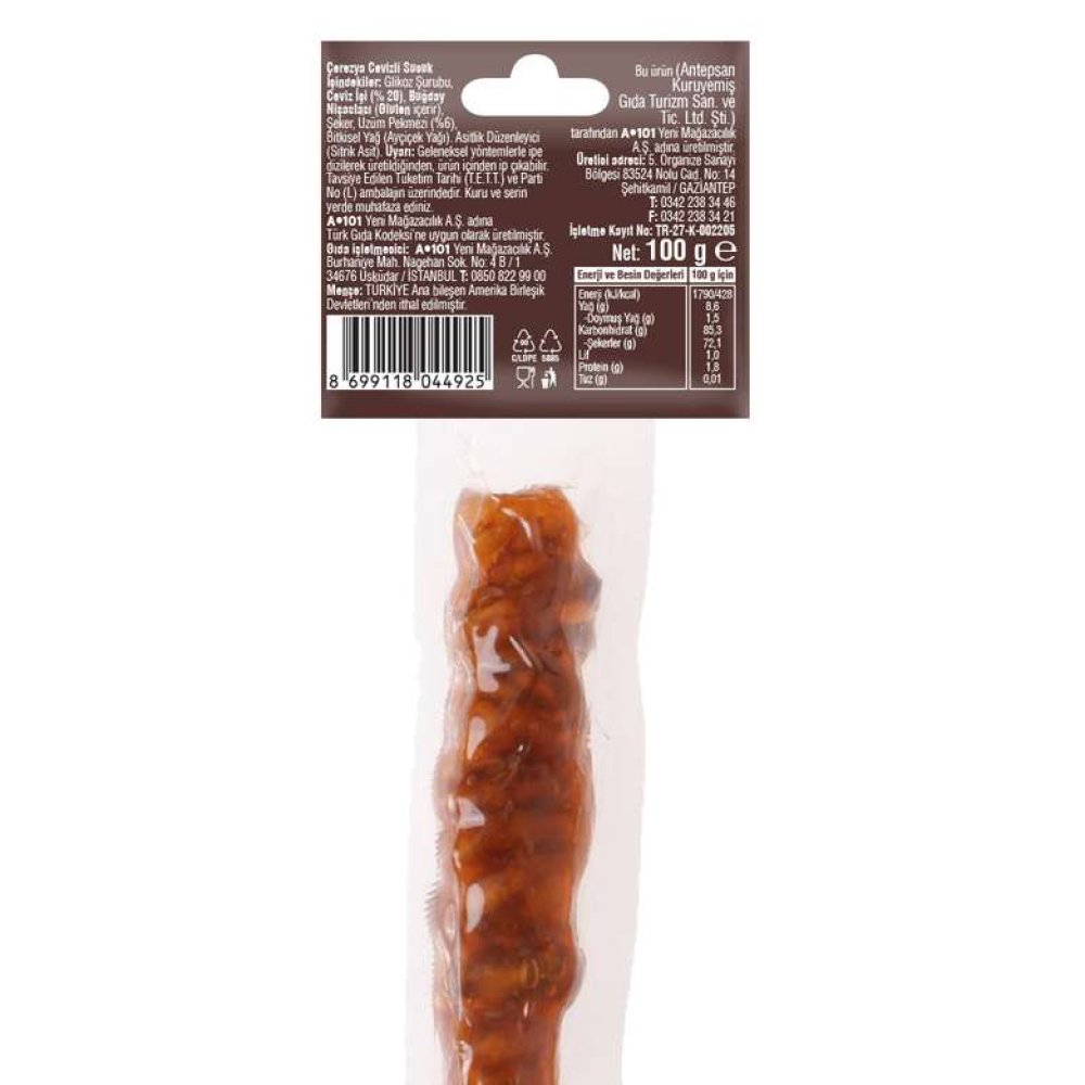 Çerezya Cevizli Sucuk 100 G