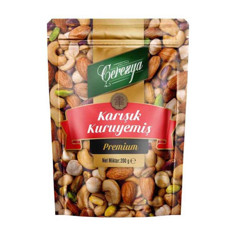 Kuruyemiş Premium Karışık 200 G Çerezya