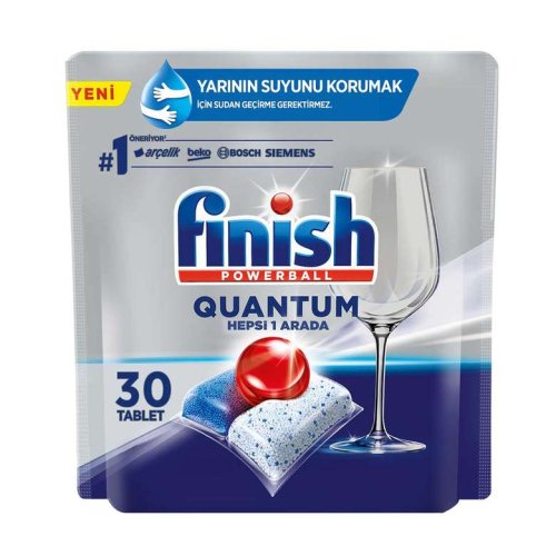 Finish Quantum Bulaşık Makinesi Tableti 30'lu