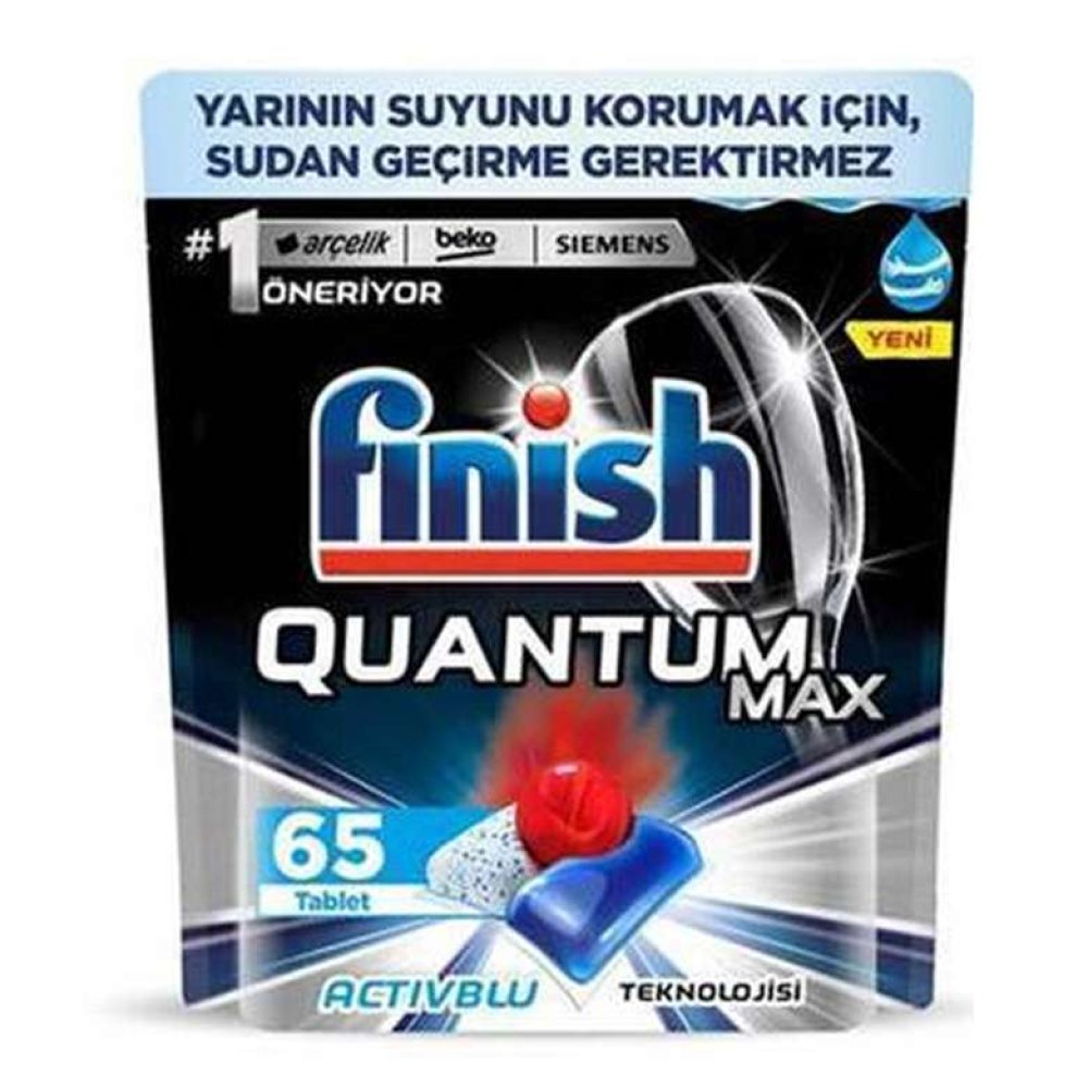 Finish Quantum Max Bulaşık Makinesi Tableti 65'li