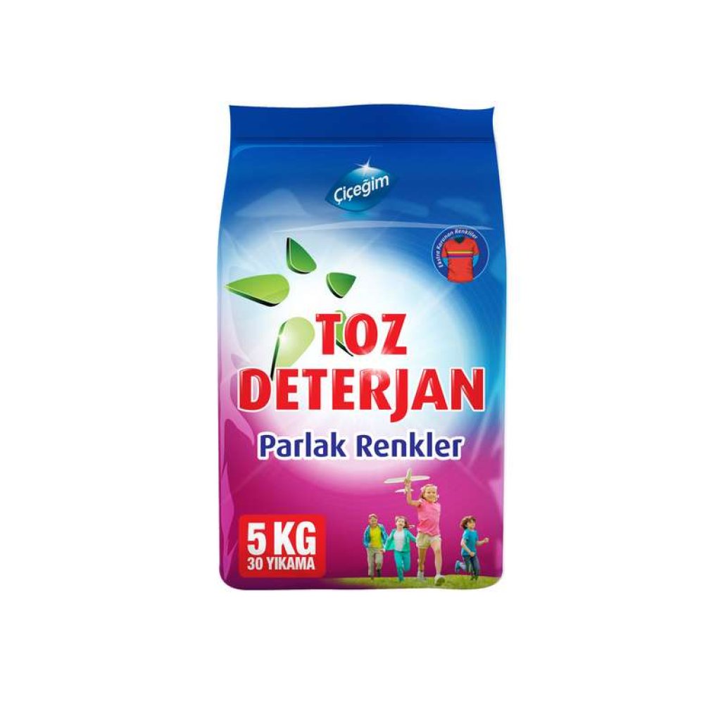 Çiçeğim Toz Deterjan Renkli 5 Kg