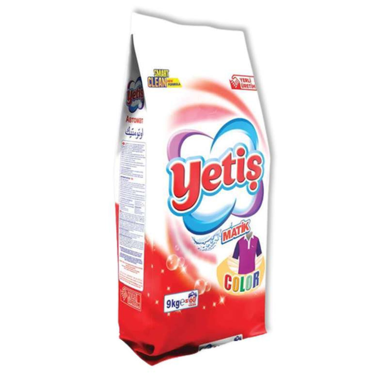 Yetiş Toz Deterjan Renkliler 9 Kg