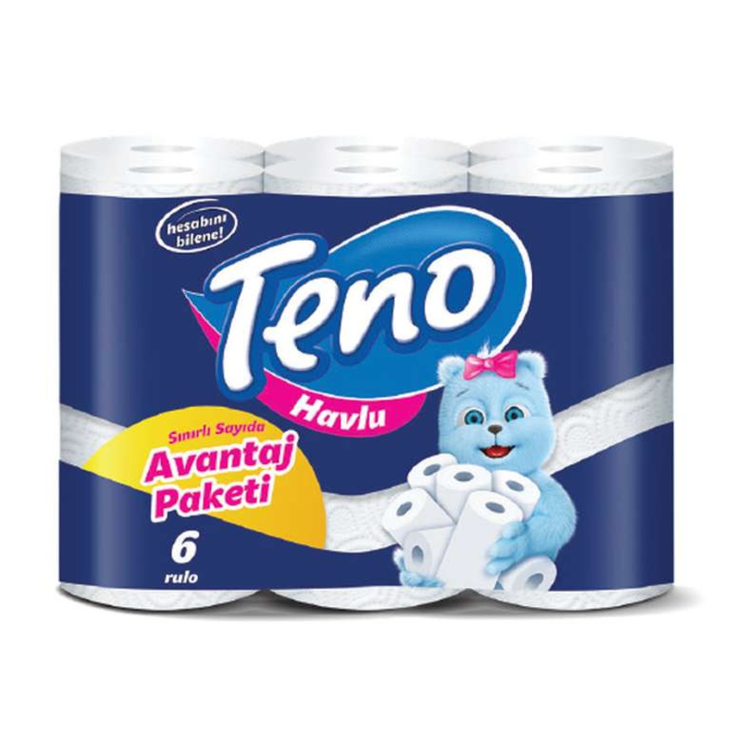 Teno Kağıt Havlu 2 Katlı 6'lı