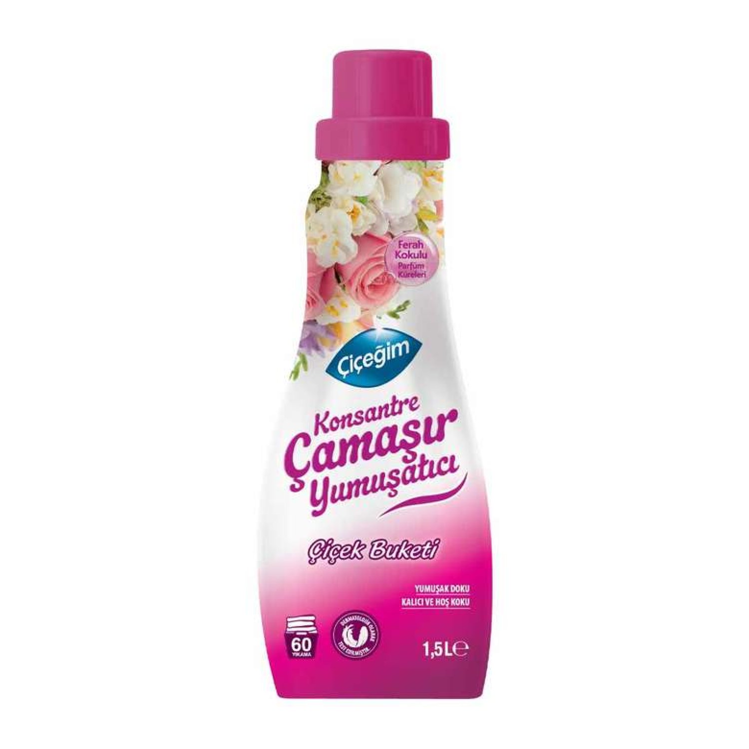 Çiçeğim Konsantre Yumuşatıcı Çiçek Buketi 1500 Ml