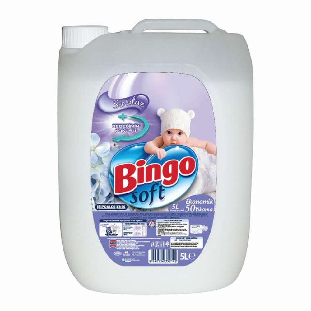 Soft Bingo Çamaşır Yumuşatıcısı 5 L