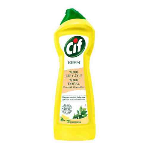 Cif Banyo&Mutfak Krem Temizleyici Limon 750 ml