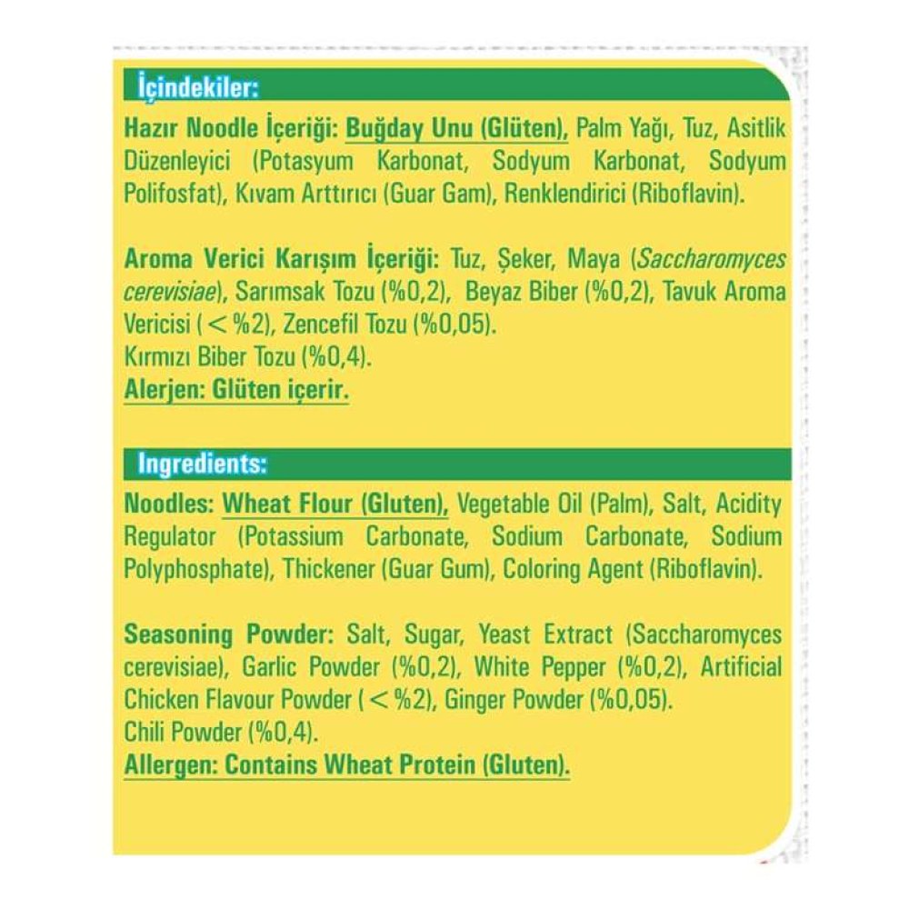 İndo Mie Noodle Paket Tavuklu 70 g