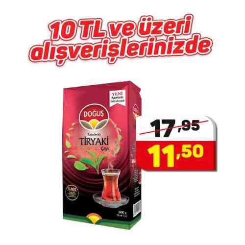 Doğuş Karadeniz Tiryaki Siyah Çay 500 G