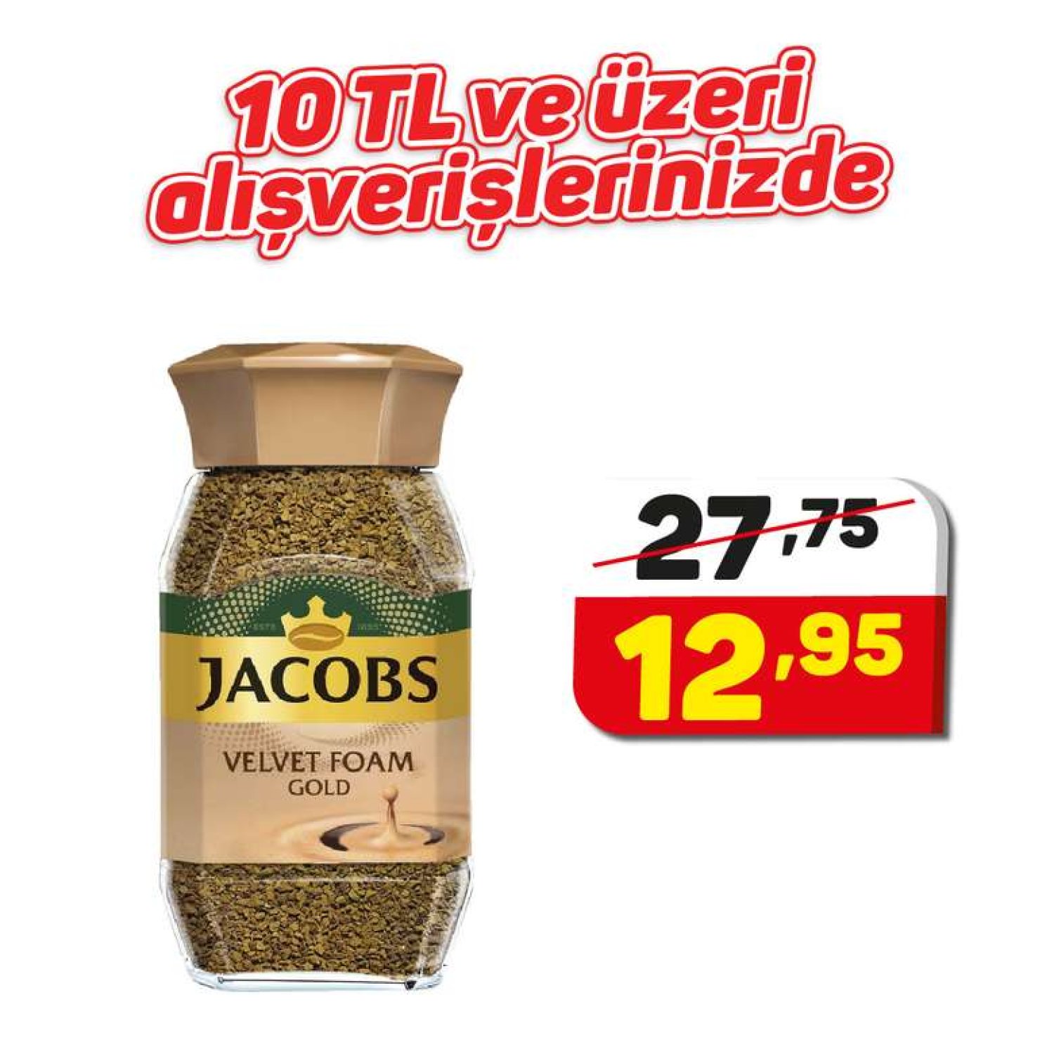 Jacobs Velvet Foam Gold Kahve 100 G