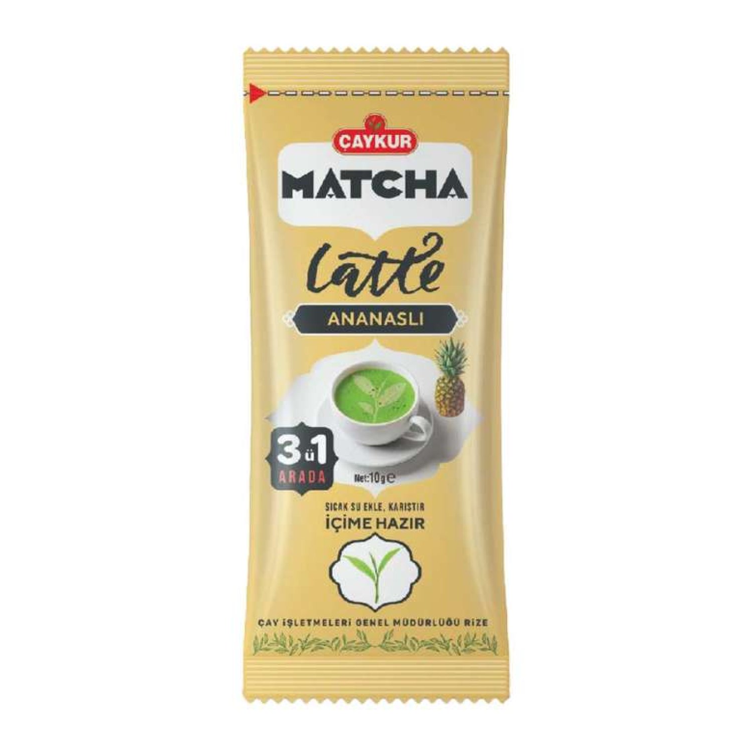 Çaykur Matcha Latte Ananaslı 10 G