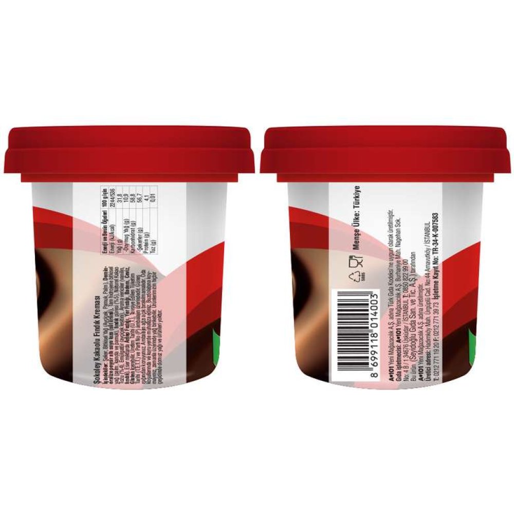 Şokoley Kakaolu Fındık Kreması 500 G