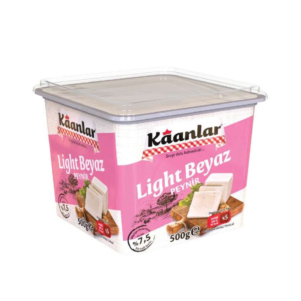 Kaanlar Beyaz Peynir Lıght 500 G
