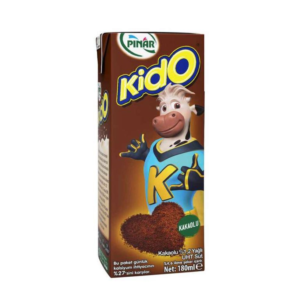 Pınar Kido Süt Kakaolu 180 Ml