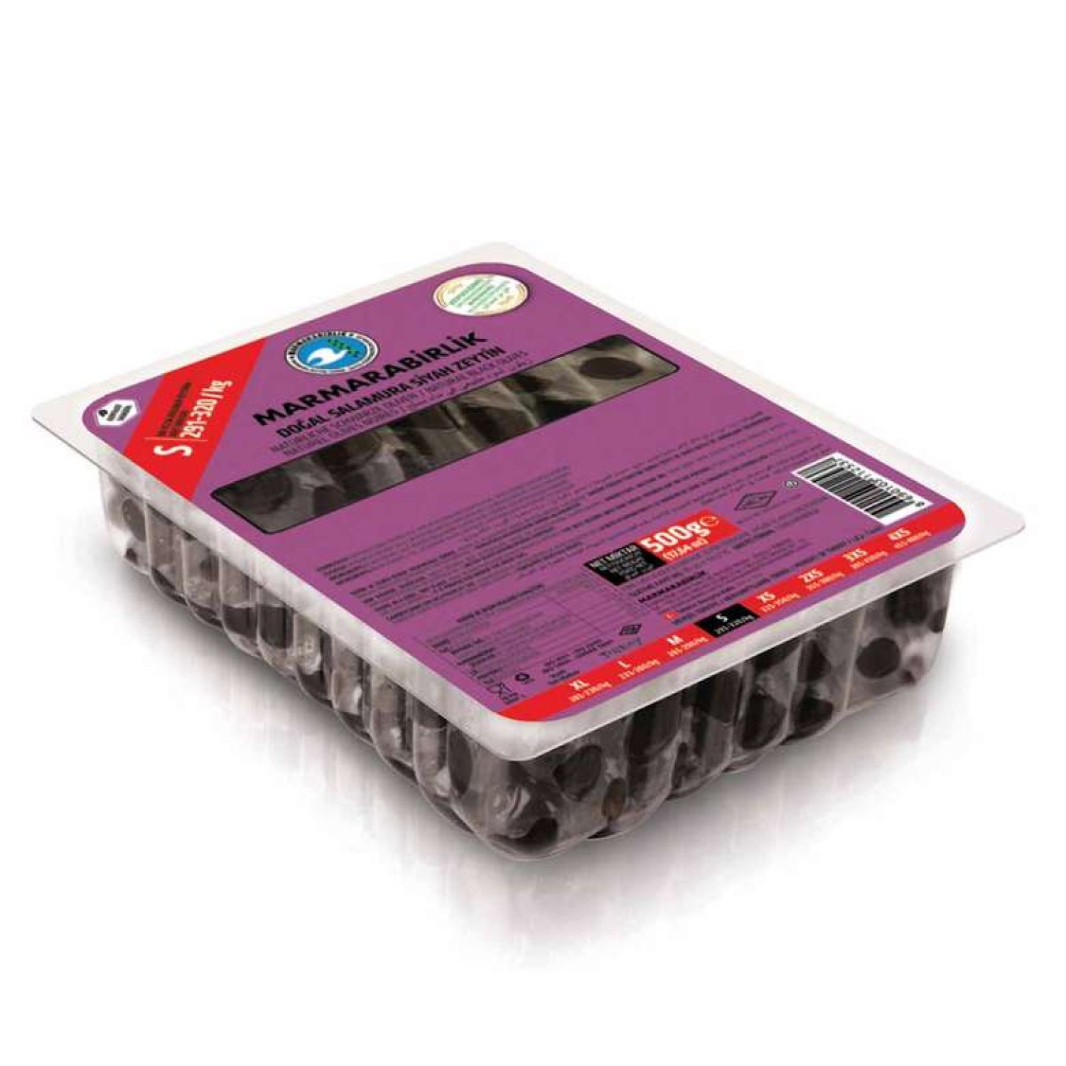 Marmarabirlik Siyah Zeytin S Kalori 500 G